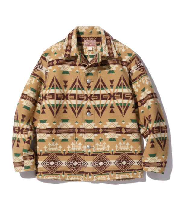 NATIVE AMERICAN WOOL BLANKET JACKET Whitefeather Mfg CO.