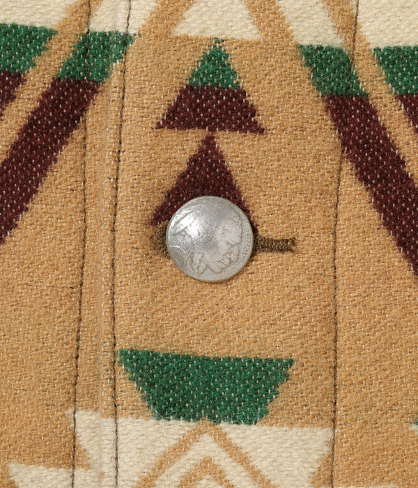 NATIVE AMERICAN WOOL BLANKET JACKET Whitefeather Mfg CO.