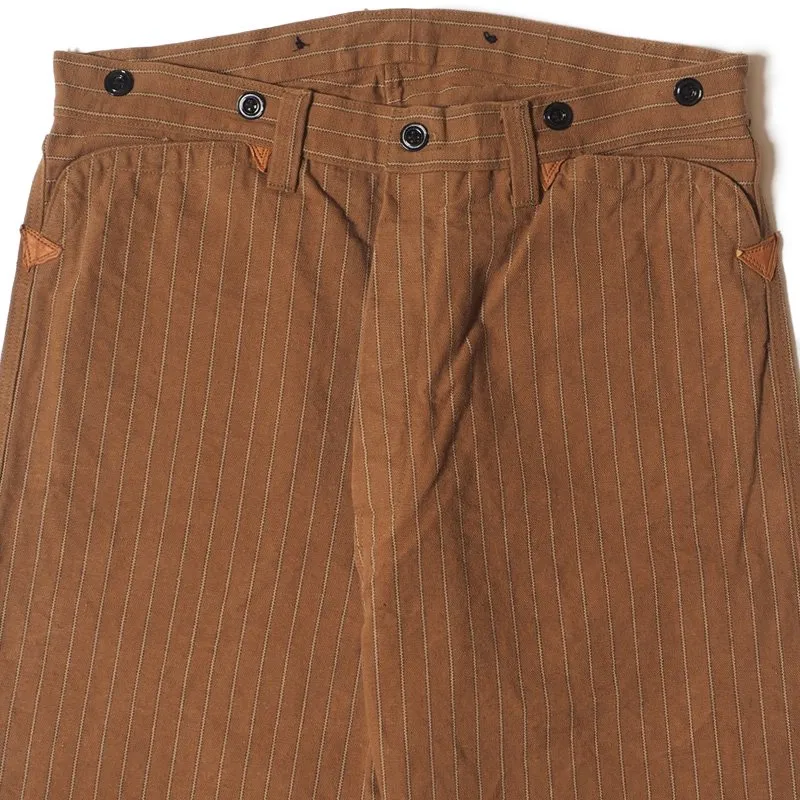 Lot 1229 1900 4POCKET HEAVY LEATHER BOUND OVERALL