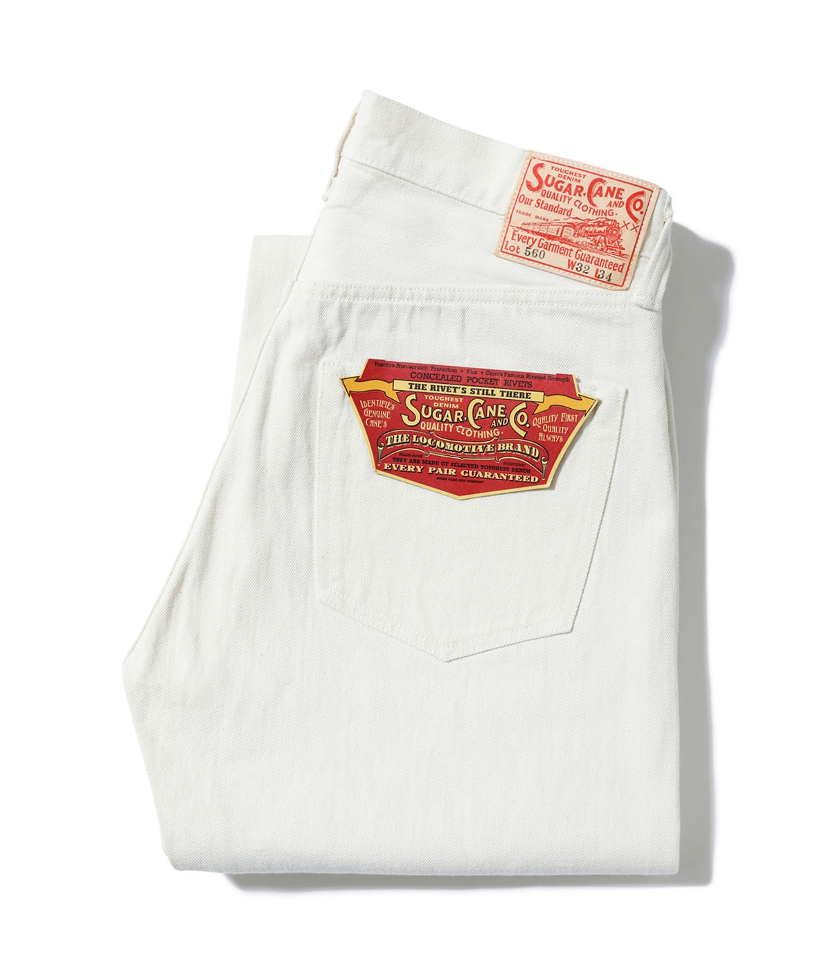 13oz. WHITE DENIM “1947 MODEL” (REGULAR STRAIGHT)